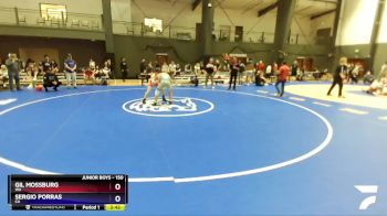 150 lbs 1st Place Match - Gil Mossburg, WA vs Sergio Porras, CA