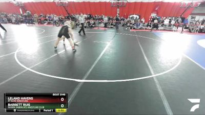 165 lbs Quarterfinal - Leland Havens, RT Elite Wrestling vs Barrett Ruis, Sussex Sabercats Wrestling Club