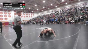 138 lbs Champ. Round 1 - Chase Davis, Perrysburg vs Tyler Petkov, Strongsville