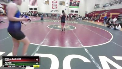 152 lbs Champ. Round 2 - AJ Moe, Rocky Mountain vs Amelia Barnard, Emmett