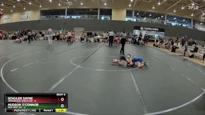 48 lbs Round 3 - Schuler Sayne, Crossroads Wrestling vs Hudson O`Connor, New Kent WC