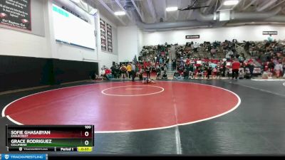 100 lbs Cons. Round 3 - Sofie Ghasabyan, Eaglecrest vs Grace Rodriguez, Columbine