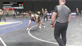 133 lbs Quarterfinal - Evan Mougalian, Penn vs Dom Serrano, Northern Colorado