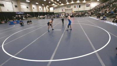 126 lbs Finals (8 Team) - Zaiyahn Ornelas, Creighton Prep vs Kaden Kowalek, Kearney