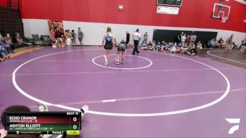 126 lbs Round 4 (8 Team) - Ashton Elliott, All American Wrestling Club vs Echo Cranor, Spartan Mat Club