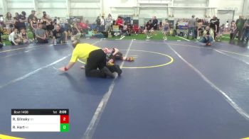 90-J lbs Consi Of 8 #2 - Raymond Glinsky, NY vs Ryder Hart, MI