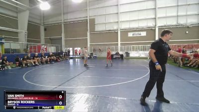 120 lbs Placement Matches (8 Team) - Van Smith, Oklahoma Outlaws Blue vs Bryson Rockers, Kansas