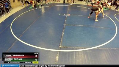 140 lbs Quarterfinal - Lillian Christensen, Wasatch WC vs Kimberly Guzman, Gold Rush