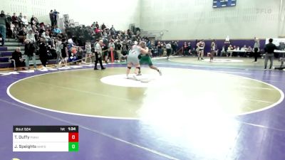 215 lbs Consi Of 4 - Tyler Duffy, Pascack Hills vs James Speights, New Milford
