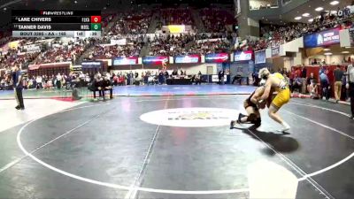 AA - 165 lbs 3rd Place Match - Tanner Davis, Missoula Big Sky / Loyola Sacred Heart vs Lane Chivers, Flathead (Kalispell)