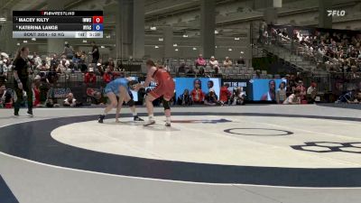 62 kg Semis - Macey Kilty, Iowa Women's Wrestling Club/ Titan Mercury Wrestling Club vs Katerina Lange, Nyac