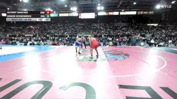 4A 285 lbs Cons. Round 1 - Konor Schnobrich, Sugar-Salem vs Olivert Sanchez, Homedale
