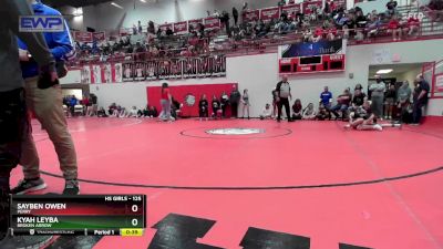 125 lbs Cons. Round 2 - Sayben Owen, PERRY vs Kyah Leyba, BROKEN ARROW