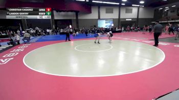132 lbs Semifinal - Christian Casarez, Amarillo Caprock vs Landon Gentry, White Settlement Brewer