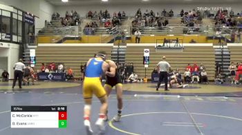 157 lbs Round Of 16 - Collin McCorkle, Pittsburgh vs Dylan Evans, Unrostered