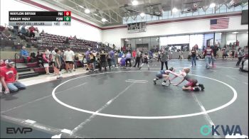 58 lbs Rr Rnd 5 - Waylon Bryan, Pawnee Wrestling Club vs Grady Holt, Ponca City Wildcat Wrestling