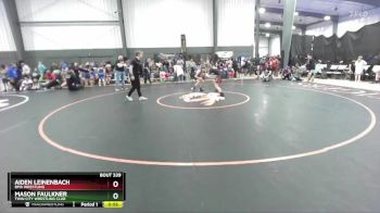 98 lbs Round 3 - Mason Faulkner, Twin City Wrestling Club vs Aiden Leinenbach, BMA Wrestling