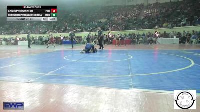 118 lbs Round Of 64 - Sam Springwater, Ponca City vs Christian Pittenger-Gracia, MacArthur Wrestling