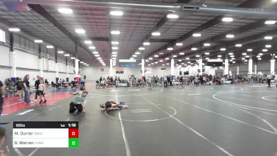 88 lbs Quarterfinal - Maximus Durrer, Oakdale WC vs Bradley Warren, Yuma Elite