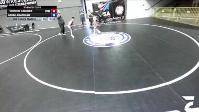 65 kg 1st Place Match - Ronnie Ramirez, Pounders WC vs Genik Asatryan