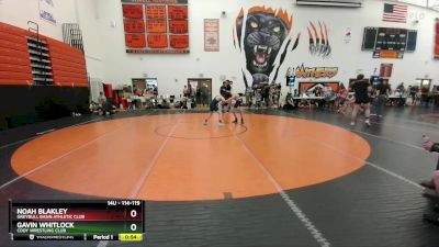114-119 lbs 5th Place Match - Gavin Whitlock, Cody Wrestling Club vs Noah Blakley, Greybull Basin Athletic Club