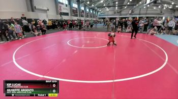 52 lbs 3rd Place Match - Giuseppe Argento, Katy Area Wrestling Club vs Kip Lucas, Amped Wrestling Club