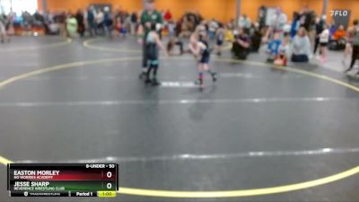 50 lbs Quarterfinal - Easton Morley, No Worries Academy vs Jesse Sharp, Reverence Wrestling Club