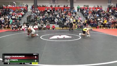 140 lbs Cons. Round 3 - Amaka Chukwumezie, Ottumwa vs Milee Streets, Midland