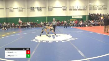 106 lbs Prelims - Josh Brault, Joel Barlow vs Justin Morales, Middletown