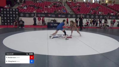 57 kg Cons 8 #1 - Presley Anderson, Orange County RTC vs Samantha Shepherd, Michigan