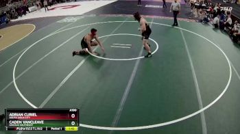 Champ. Round 1 - Adrian Curiel, South Sioux City vs Caden Vancleave, Lincoln Southeast