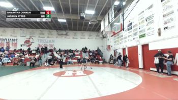 105 lbs Cons. Round 6 - Josslyn Ayers, Eagle vs Samantha Conklin, Emmett