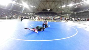 97 lbs Round 3 - Arieana Brummett, Mat Demon Wrestling Club vs Vita Silva, Gig Harbor Grizzlies Wrestling Club