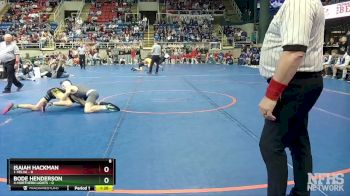 107 lbs Semis - Isaiah Hackman, 1-Velva vs Bode Henderson, 4-Northern Lights