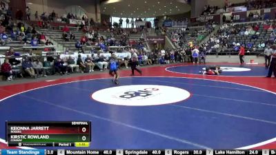 6A 125 lbs Semifinal - Kirstic Rowland, Conway vs Keionna Jarrett, Rogers