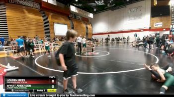 98 lbs Cons. Round 5 - Louden Rees, Lincoln Middle School vs Wyatt Anderson, Lander Middle School