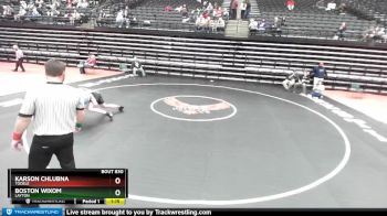 160 lbs Cons. Round 2 - Boston Wixom, Layton vs Karson Chlubna, Tooele