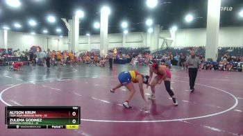 190 lbs Semis & Wb (16 Team) - Alyson Krum, Team Iowa Mermaid Mafia vs Zulema Godinez, Nebraska Marvels