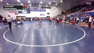 85 lbs 1st Place Match - Gavin Wright, CY Middle School vs Stephen Holbrook, CY Middle School