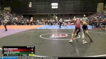 5A - 152 lbs Champ. Round 1 - Elix Hernandez, Salina-Central vs Jacob McGlasson, Shawnee-Mill Valley