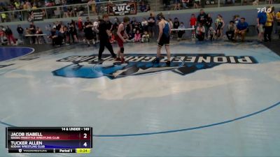 149 lbs Cons. Round 2 - Tucker Allen, Kodiak Wrestling Club vs Jacob Isabell, Nikiski Freestyle Wrestling Club