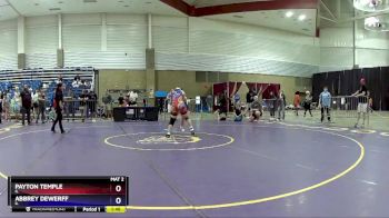 170 lbs Round 2 - Payton Temple, IL vs Abbrey Dewerff, IL