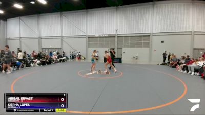 144 lbs Round 3 (6 Team) - Abigail Ervasti, Minnesota vs Sierha Lopes, Georgia