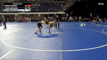 130 lbs Cons. Semi - Thomas Vanasek, New Prague Wrestling vs John Cervantes, Bison Wrestling Club