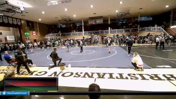 98 lbs Cons. Round 2 - Wyatt Carey, Timberlake vs Justus Peregrina, Coeur D`Alene High School