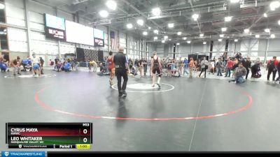 125 lbs Cons. Round 3 - Cyrus Maya, NWWC vs Leo Whitaker, Snoqualmie Valley WC