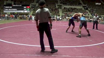 6A 285 lbs Cons. Round 2 - Cruz Lee, Northridge High School vs Will Mcconnell, Chelsea