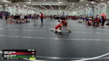 95 lbs Round 2 - Blake Welch, Grit Mat Club vs Bert Dhiman, Unattached