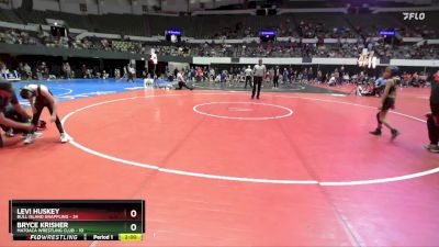 National 3-5 64 Champ. Round 2 - Bryce Krisher, Matoaca Wrestling Club vs Levi Huskey, Bull Island Grappling