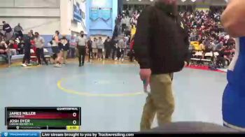 220 lbs Quarterfinal - James Miller, Salesianum vs Josh Dyer, Caesar Rodney H S